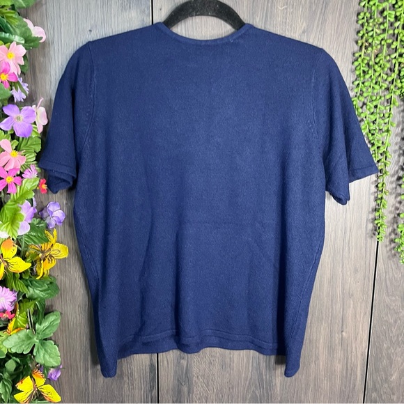 .!🌼3/$30🌼New York & Company Short Sleeve Sweater Top Size XL - Picture 10 of 14